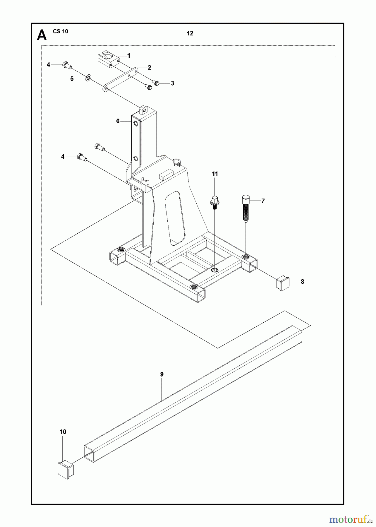  Wand und Kabelsägen CS10, 2012-11 BASE ASSY