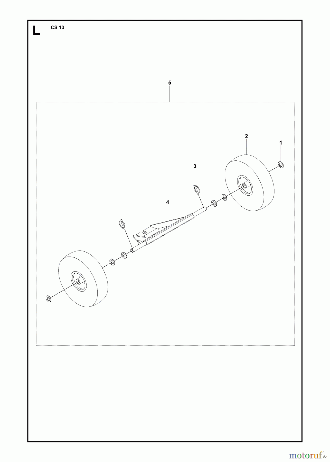 Wand und Kabelsägen CS10, 2012-11 WHEEL ASSY #3