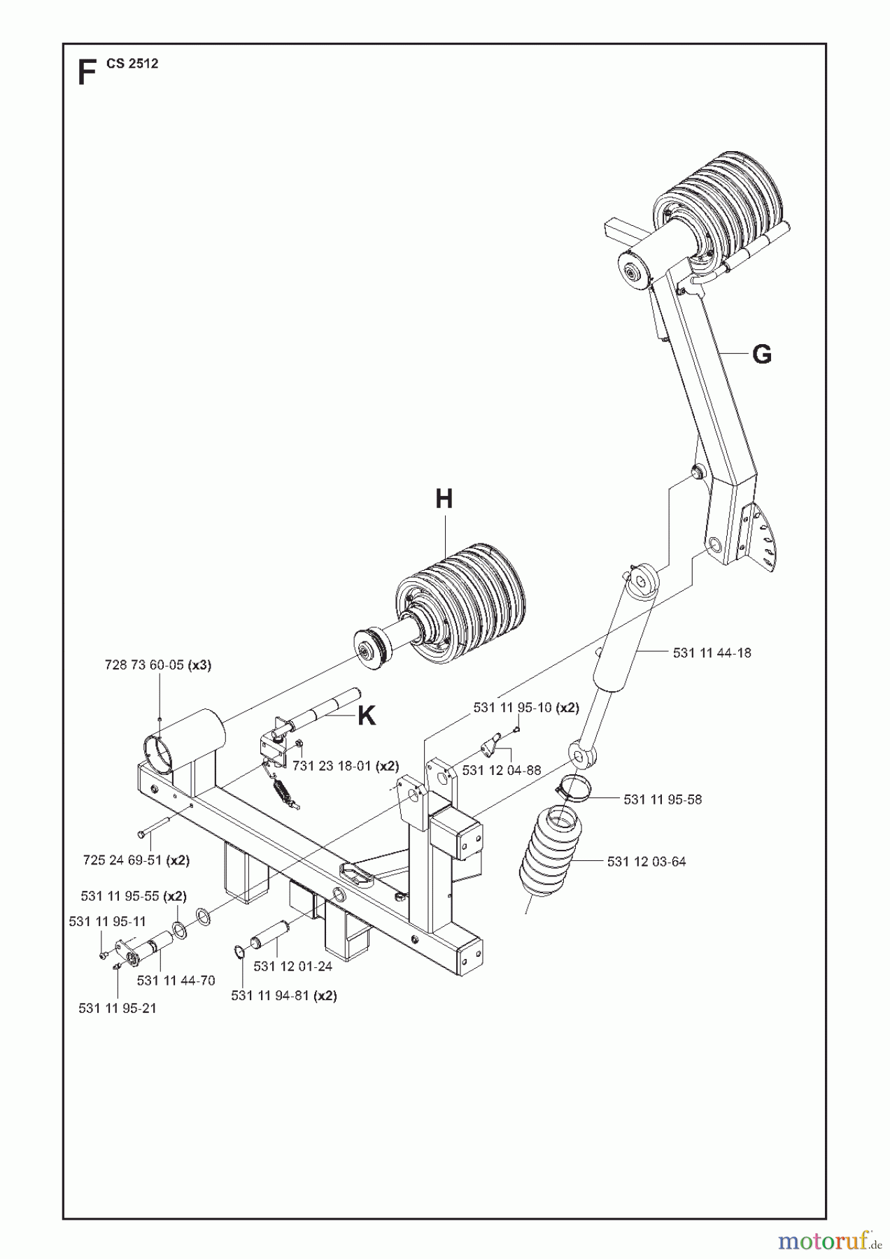  Wand und Kabelsägen CS2512, 2007-32 CYLINDER