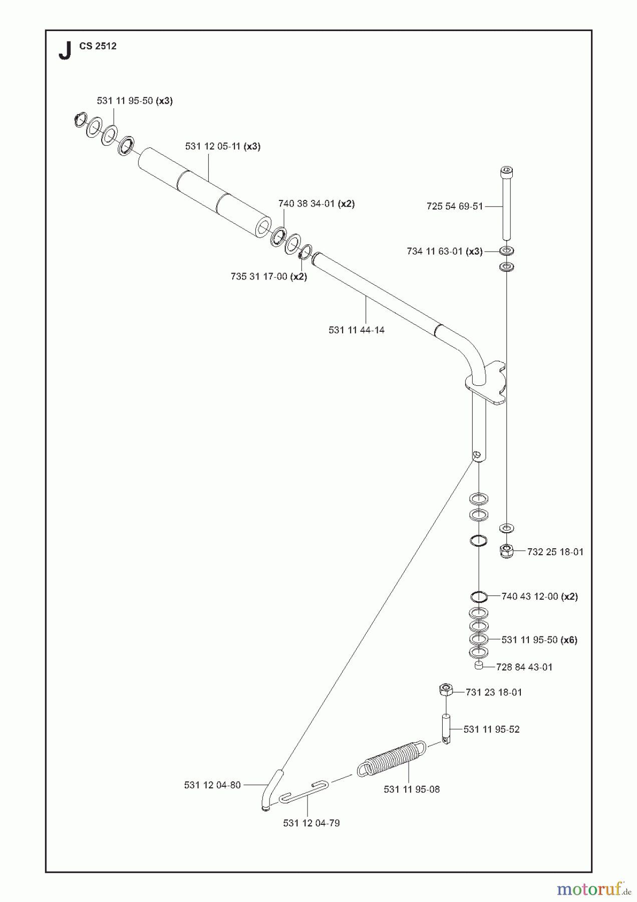 Wand und Kabelsägen CS2512, 2007-32 SHAFT #2