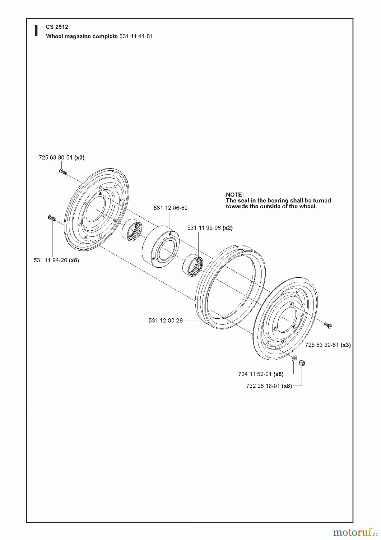 Wand und Kabelsägen CS2512, 2007-32 WHEELS & TIRES #6