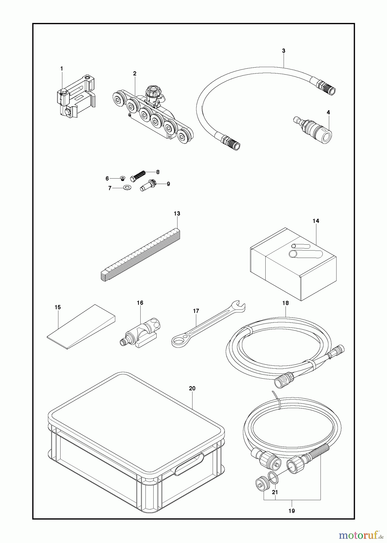  Wand und Kabelsägen WS220, 2013-10 ACCESSORIES