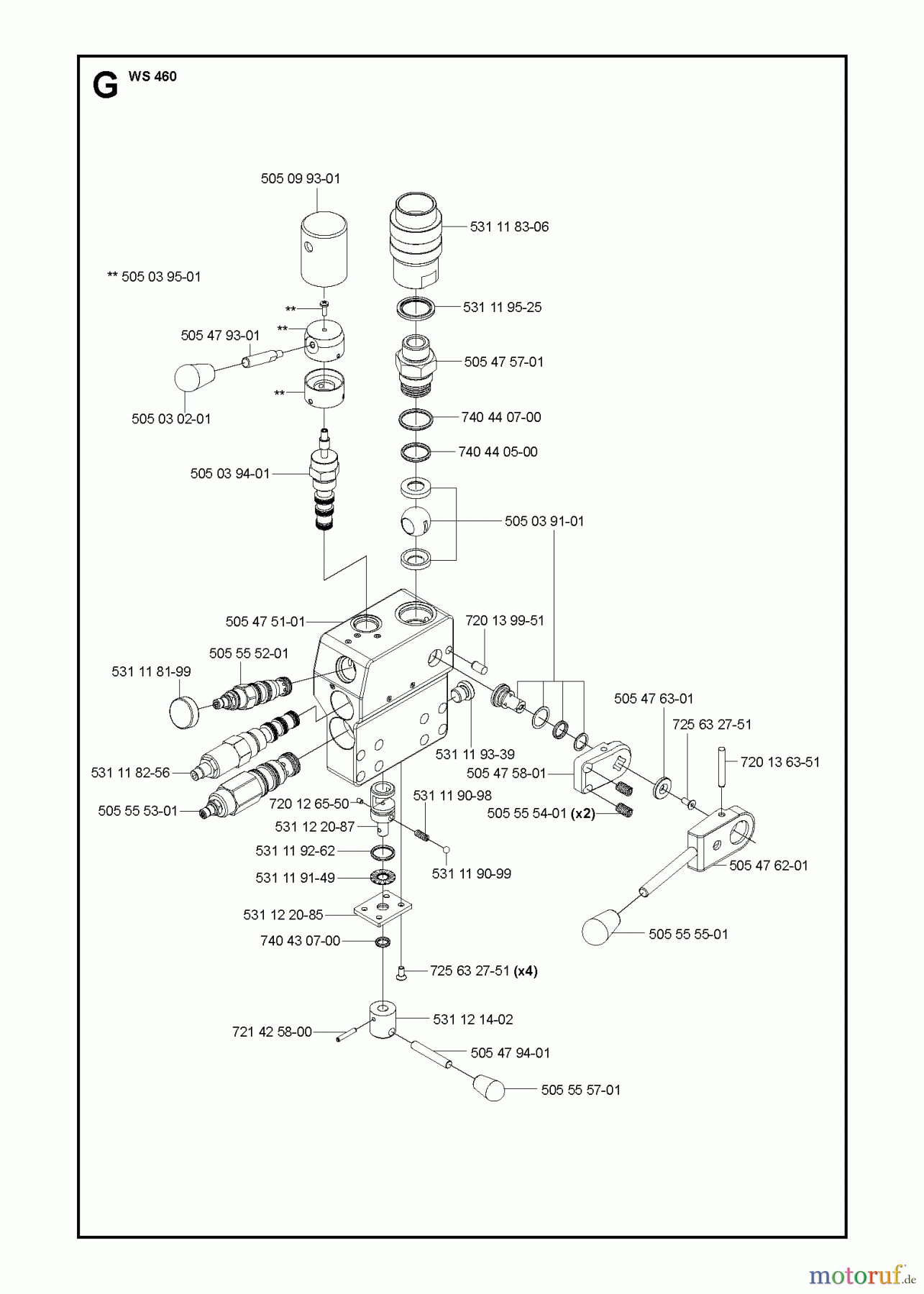  Wand und Kabelsägen WS460, 2012-07 ASSEMBLY