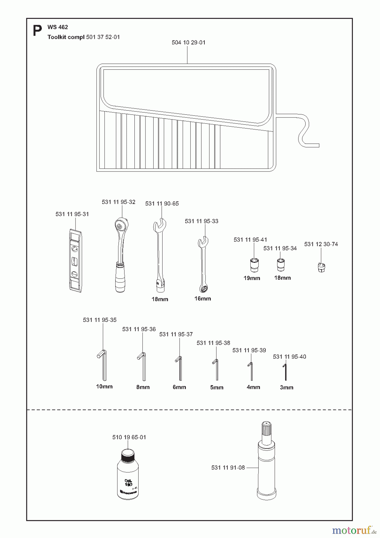 Wand und Kabelsägen WS462, 2008-51 Tools