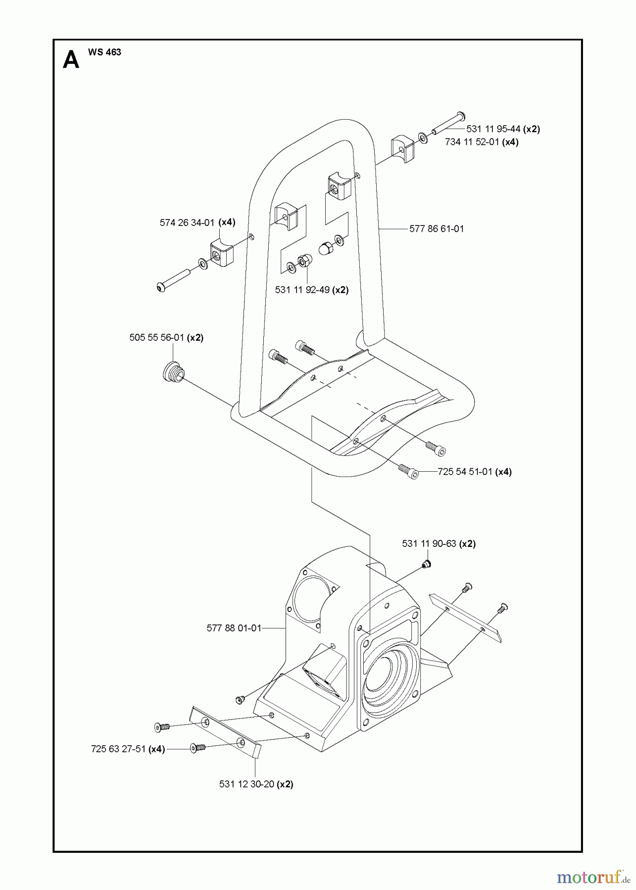  Wand und Kabelsägen WS463, 2012-07 HOUSING