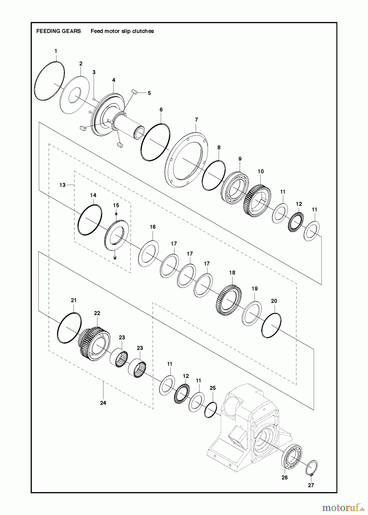 Wand und Kabelsägen WS482 HF, Valid from 20134501537, 2013-11 FEEDING GEARS