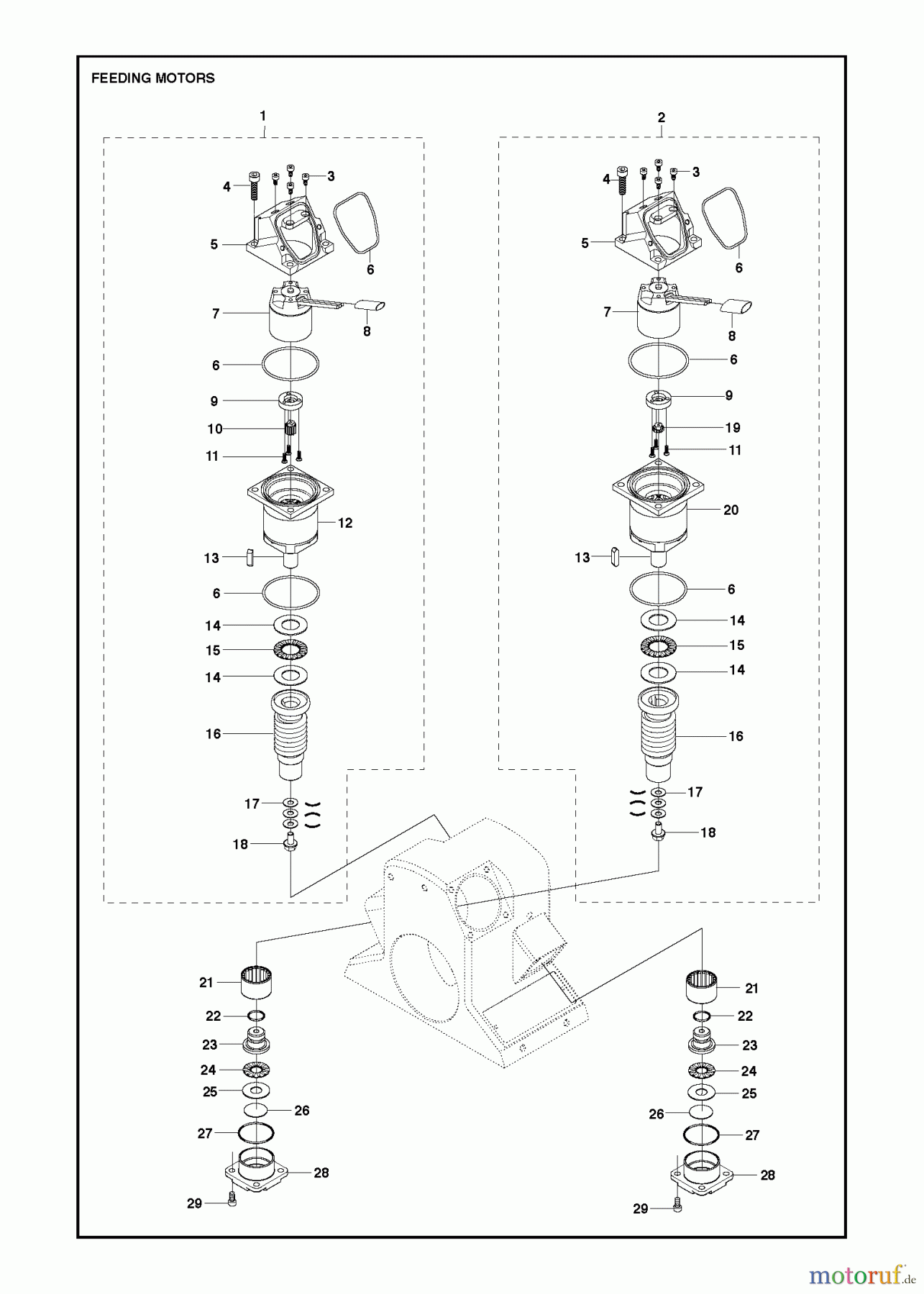 Wand und Kabelsägen WS482 HF, Valid from 20134501537, 2013-11 FEEDING MOTORS