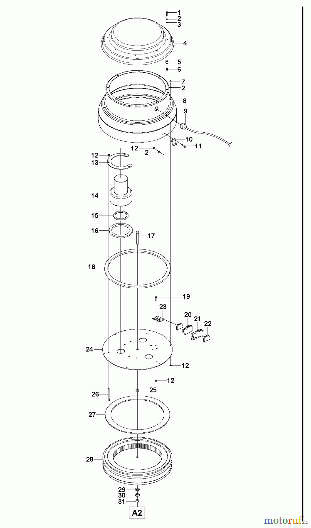 Oberflächenvorbereitungs Einheiten DC 3300, 0109-6, 2008-10 FREQUENTLY USED PARTS #1
