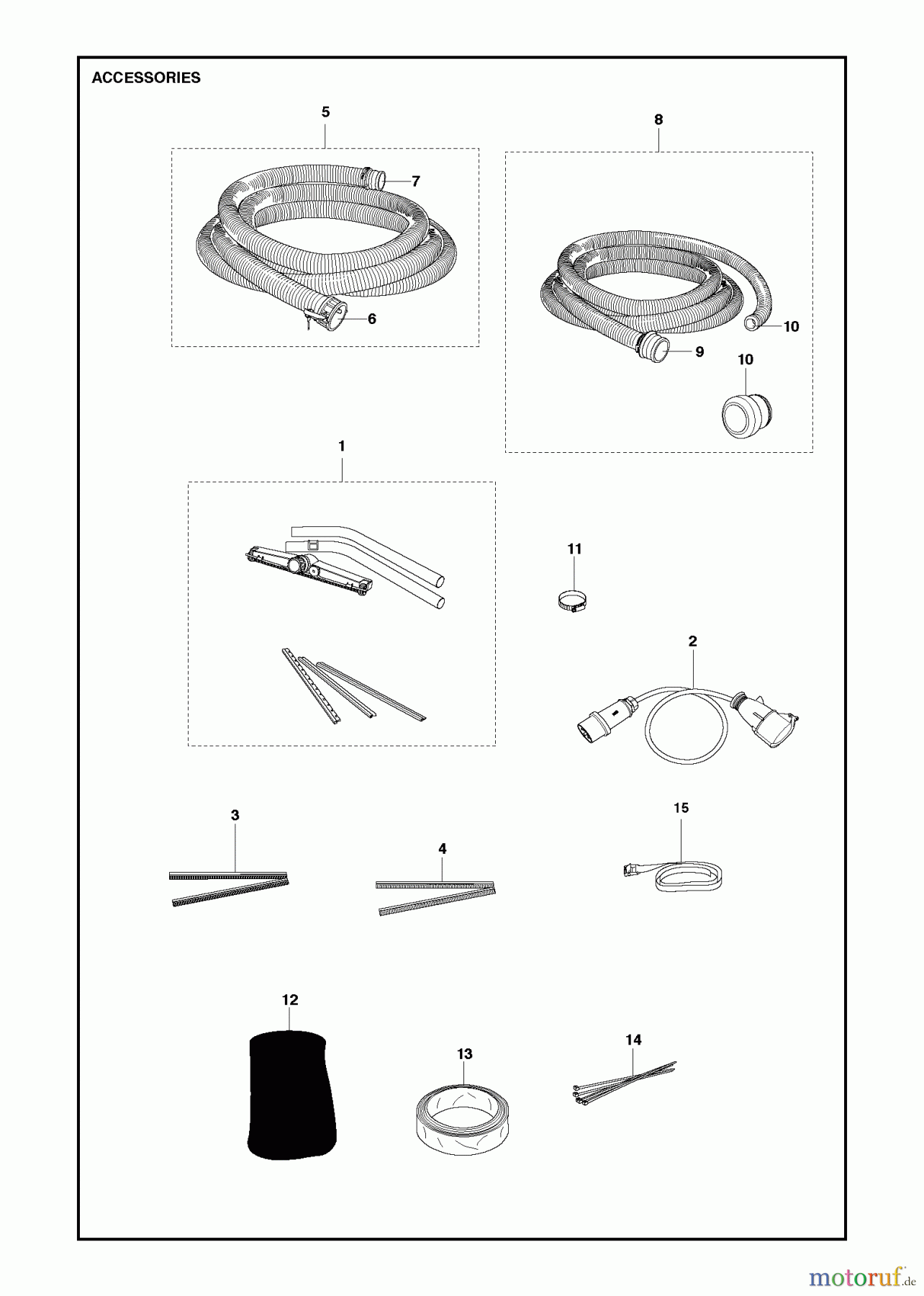 Oberflächenvorbereitungs Einheiten DC 6000, 2014-03 ACCESSORIES