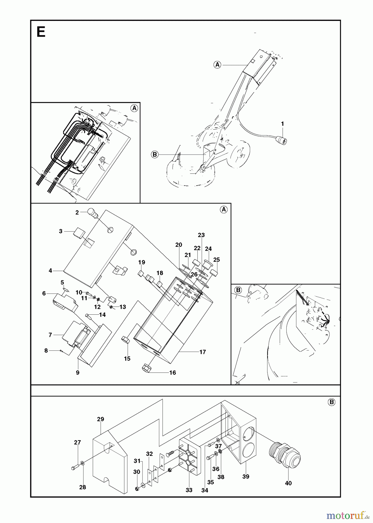  Oberflächenvorbereitungs Einheiten PG 400, Serial number 1-147, 2008-09 Electrical 3 phase