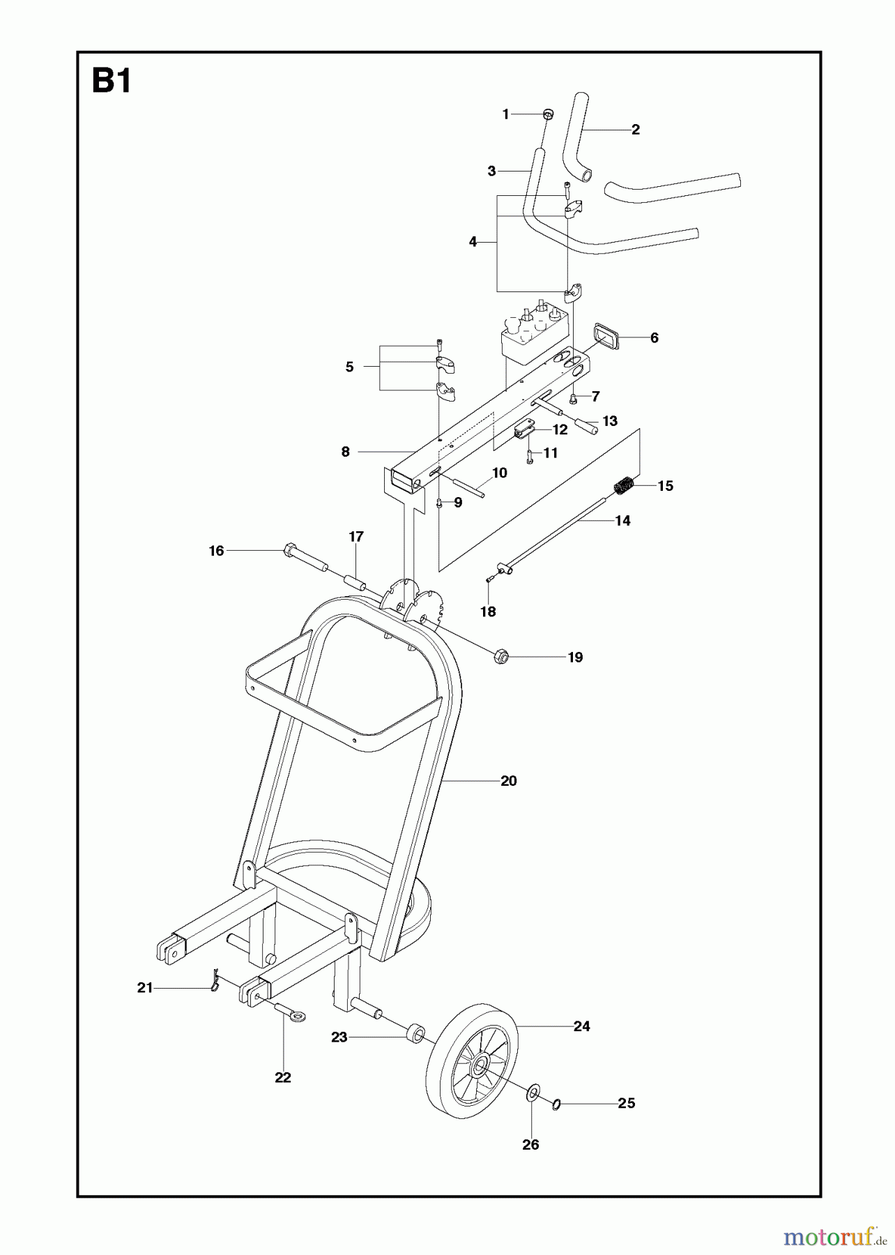 Oberflächenvorbereitungs Einheiten PG 530, Machine 0904-01 and forward, 2010-02 CHASSIS / FRAME