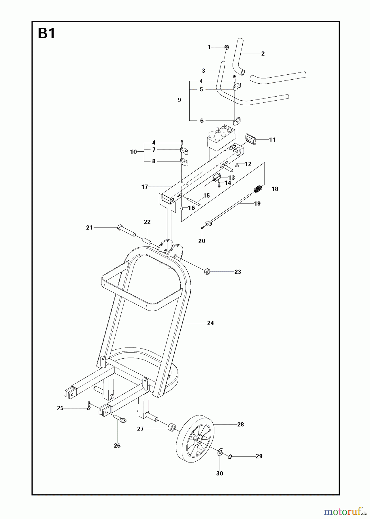  Oberflächenvorbereitungs Einheiten PG 530, To machine number 1208-3, 2008-10 CHASSIS / FRAME