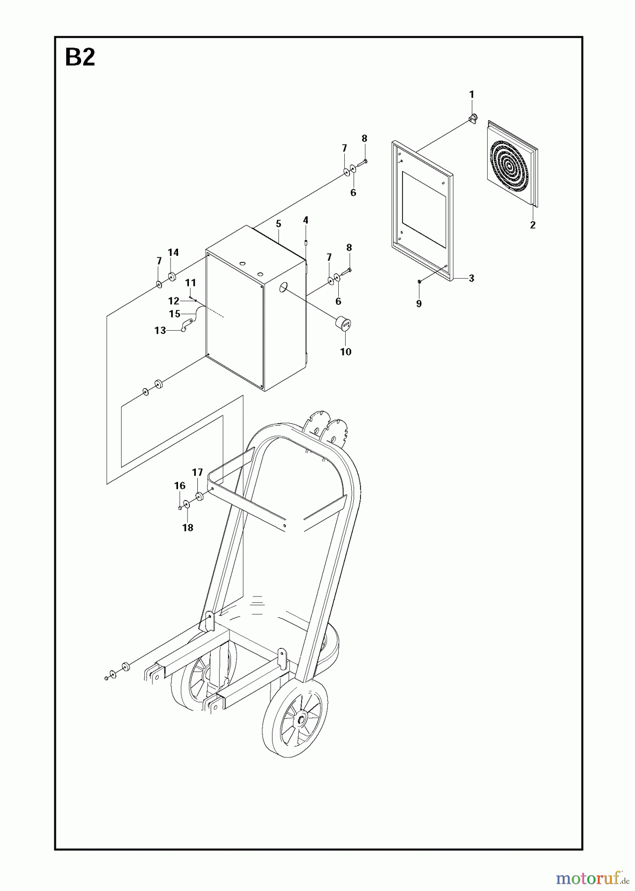 Oberflächenvorbereitungs Einheiten PG 530, To machine number 1208-3, 2008-10 Electrical Box externals