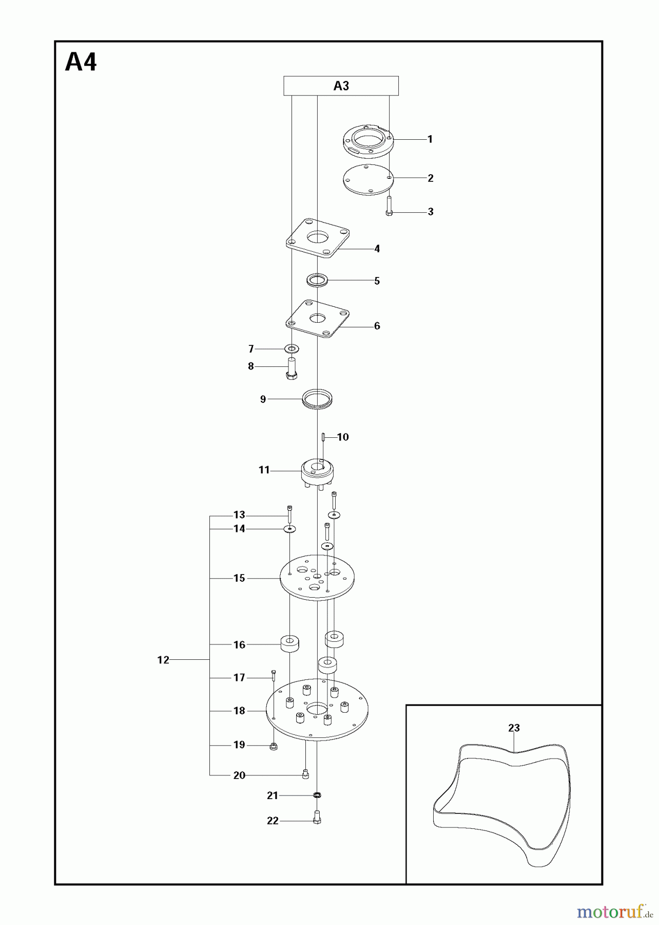  Oberflächenvorbereitungs Einheiten PG 530, To machine number 1208-3, 2008-10 Grinding Head 3