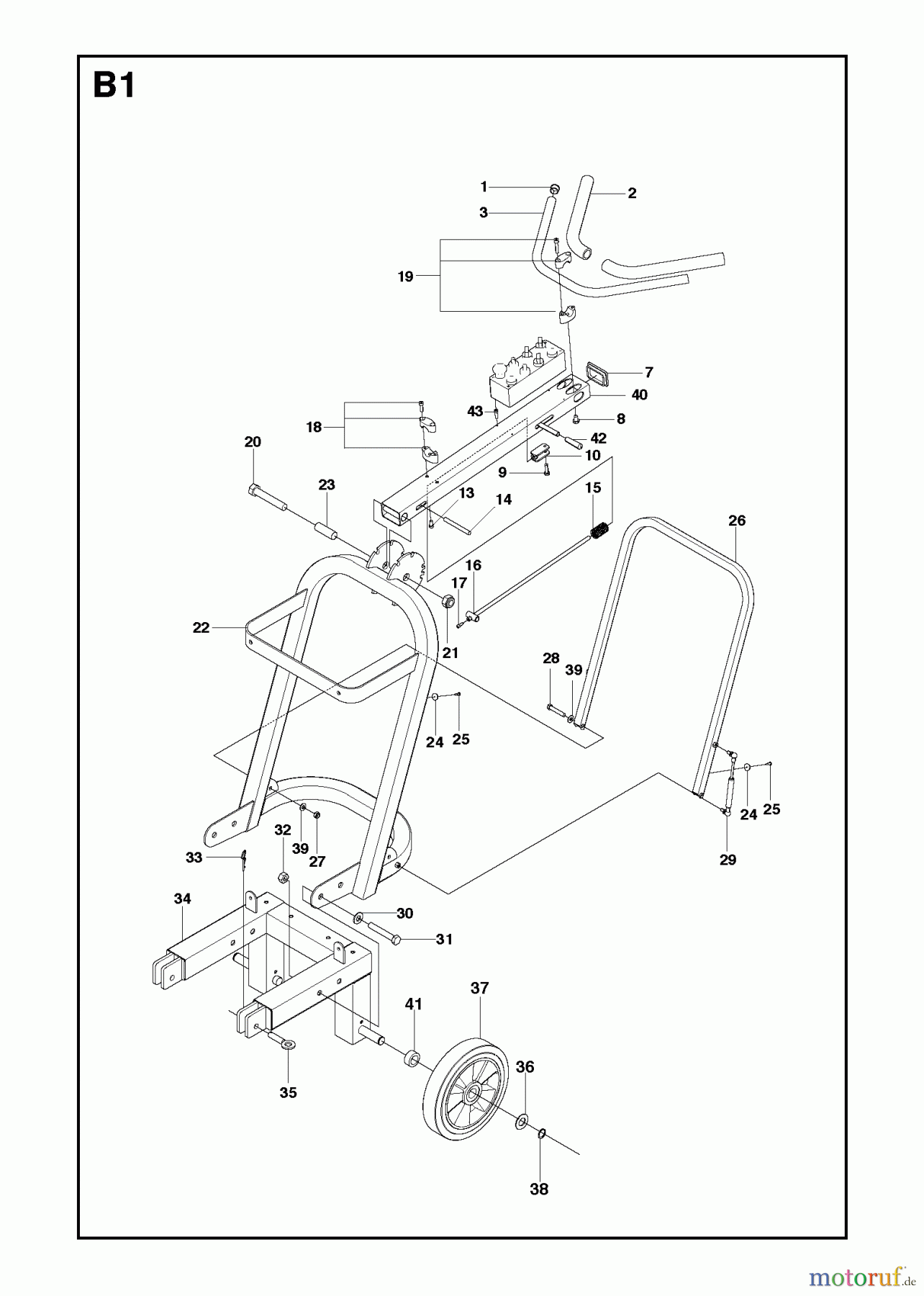 Oberflächenvorbereitungs Einheiten PG 680, Machine 0904-1 and forward, 2009-07 CHASSIS / FRAME