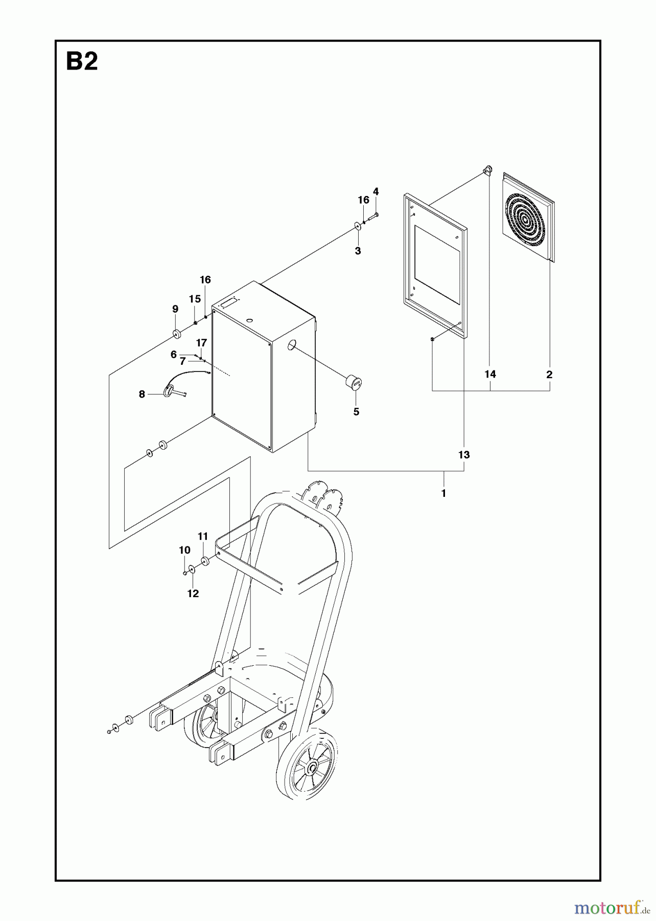 Oberflächenvorbereitungs Einheiten PG 680, Machine 0904-1 and forward, 2009-07 Electrical Box externals