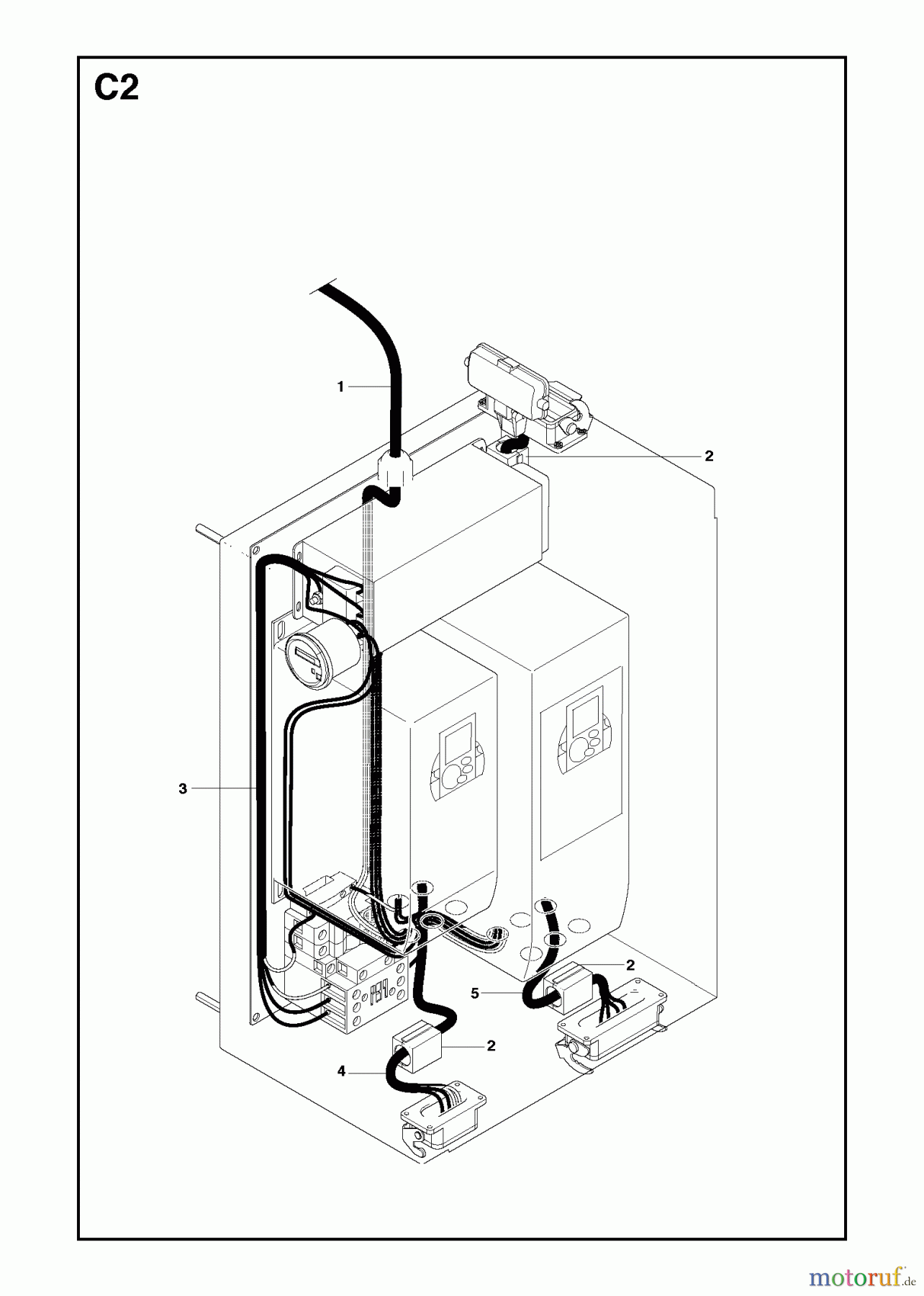 Oberflächenvorbereitungs Einheiten PG 680, Machine 0904-1 and forward, 2009-07 Electrical Box overview