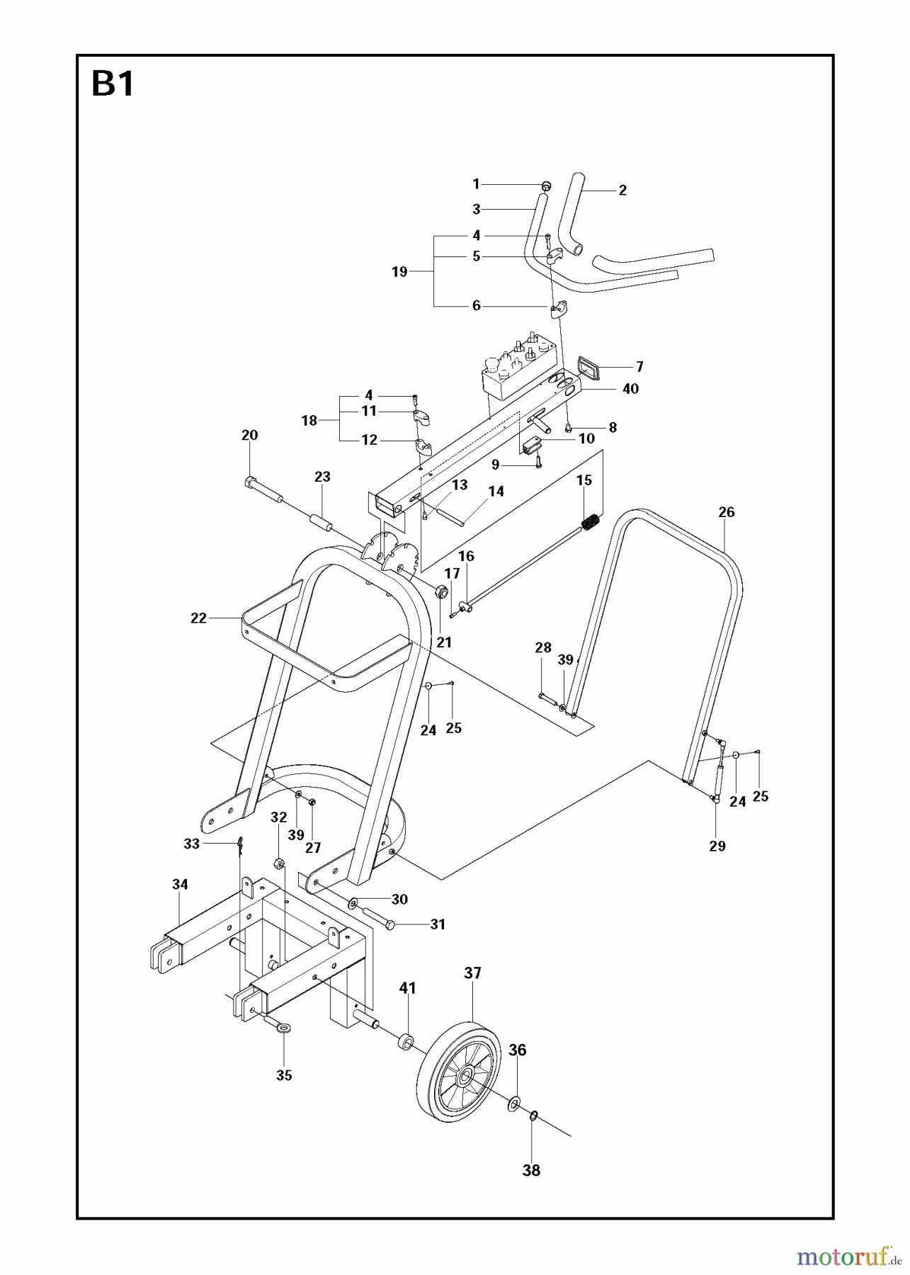 Oberflächenvorbereitungs Einheiten PG 680, To machine number 1108-9, 2008-09 CHASSIS / FRAME