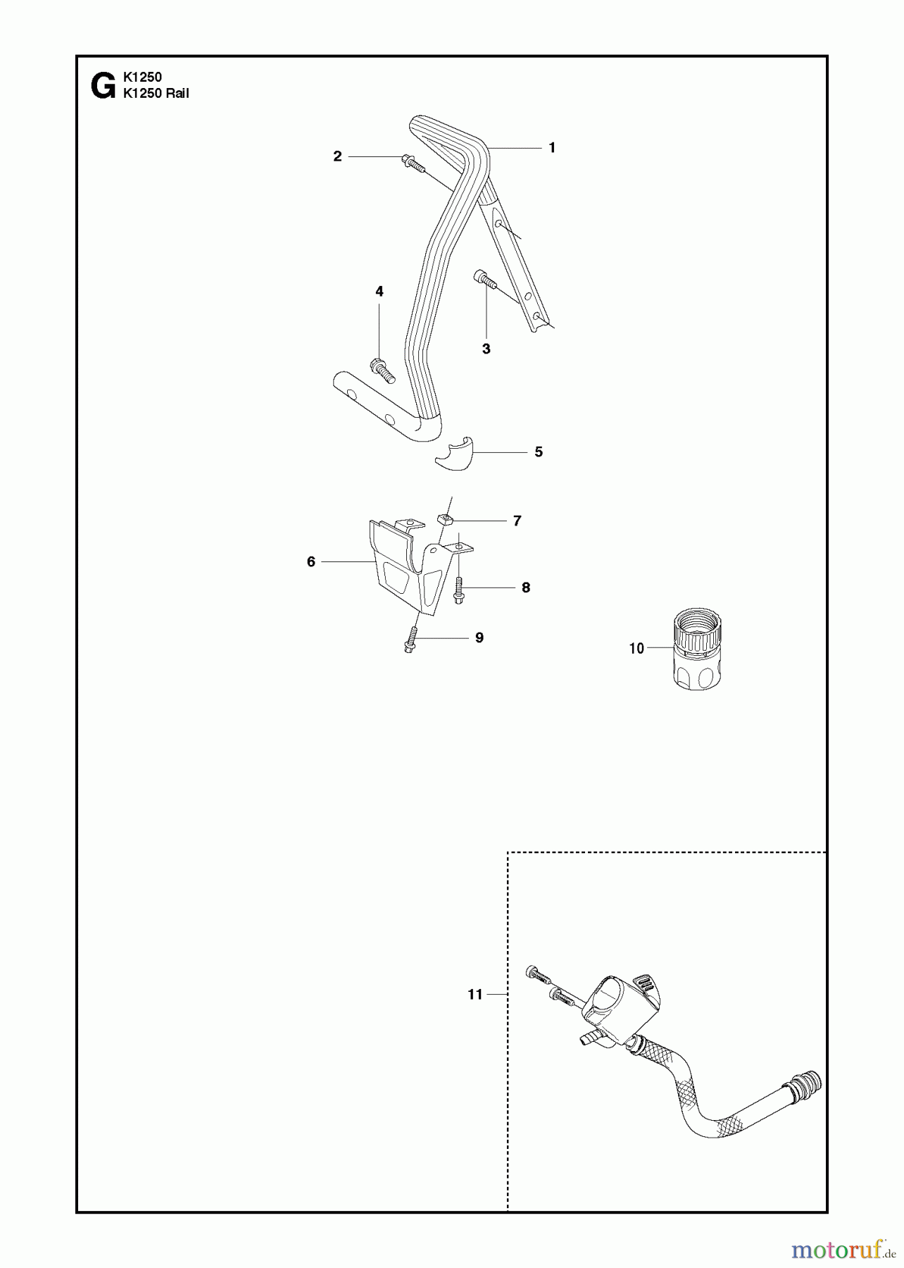  Trennschneider, Cut-Off K1250 Active, 2010-02 HANDLE