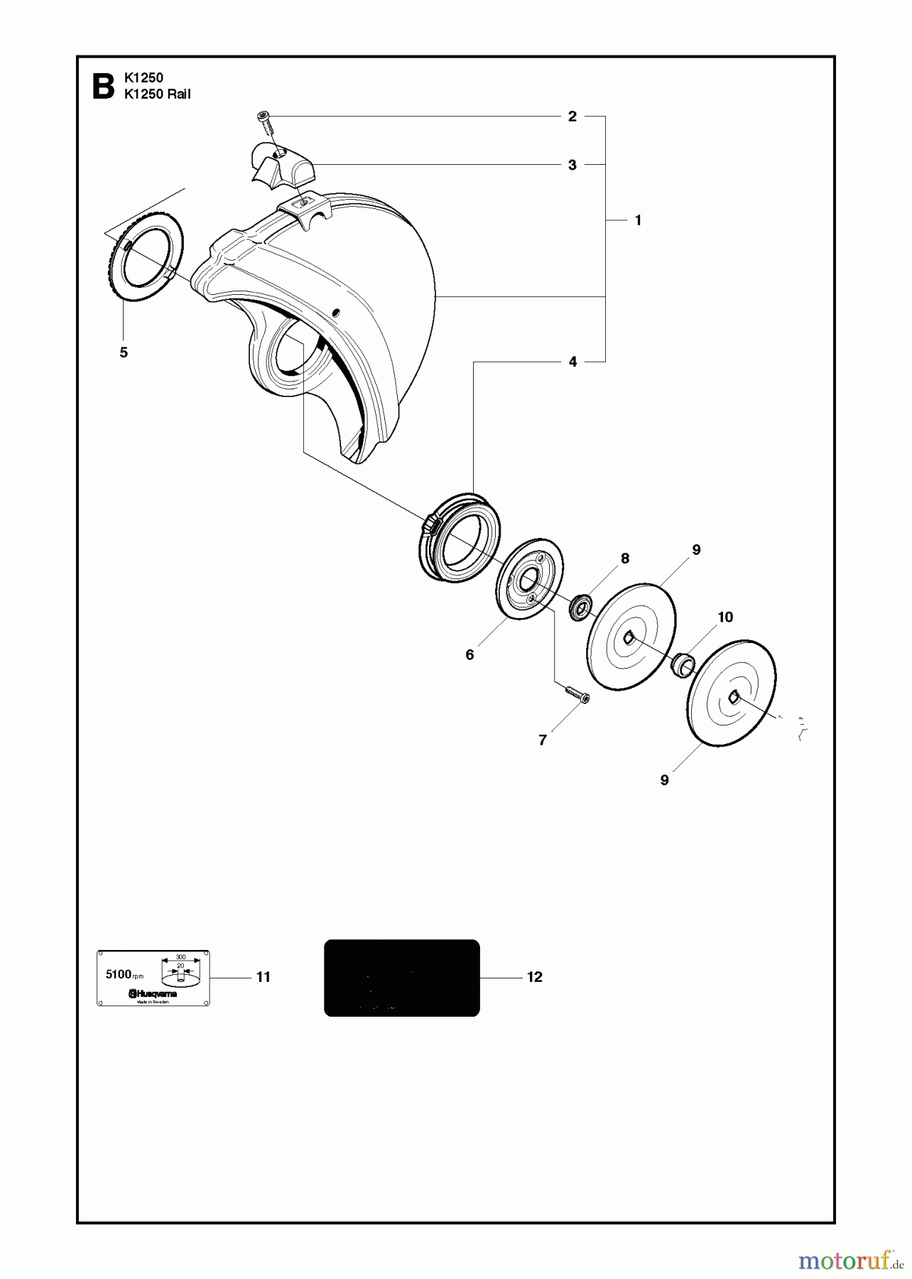  Trennschneider, Cut-Off K1250 Active, 2010-02 WHEELS & TIRES