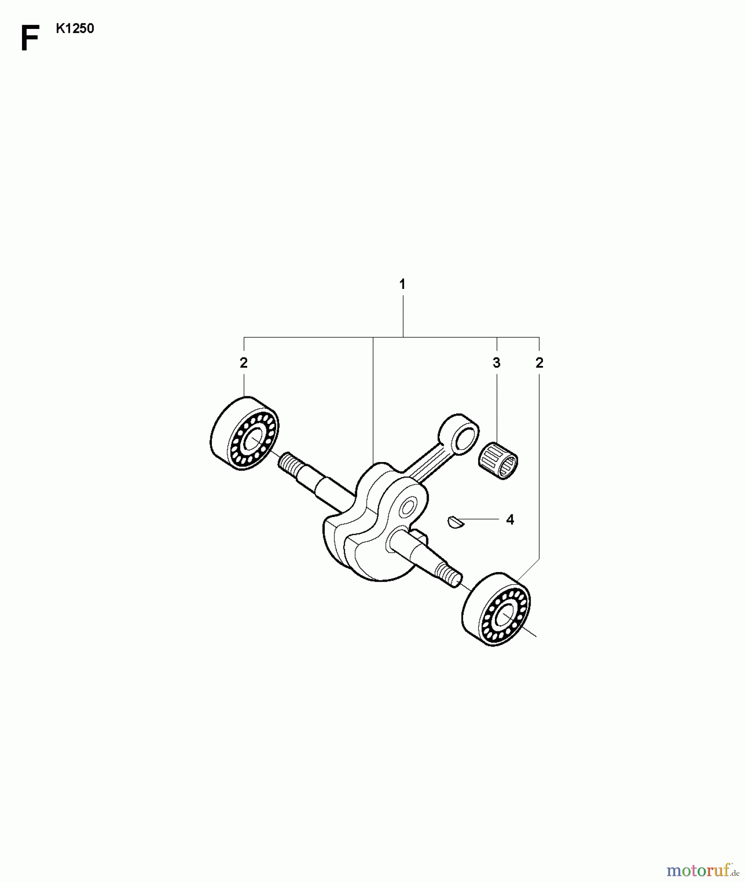  Trennschneider, Cut-Off K1250 RAIL, 2007-01 CRANKSHAFT
