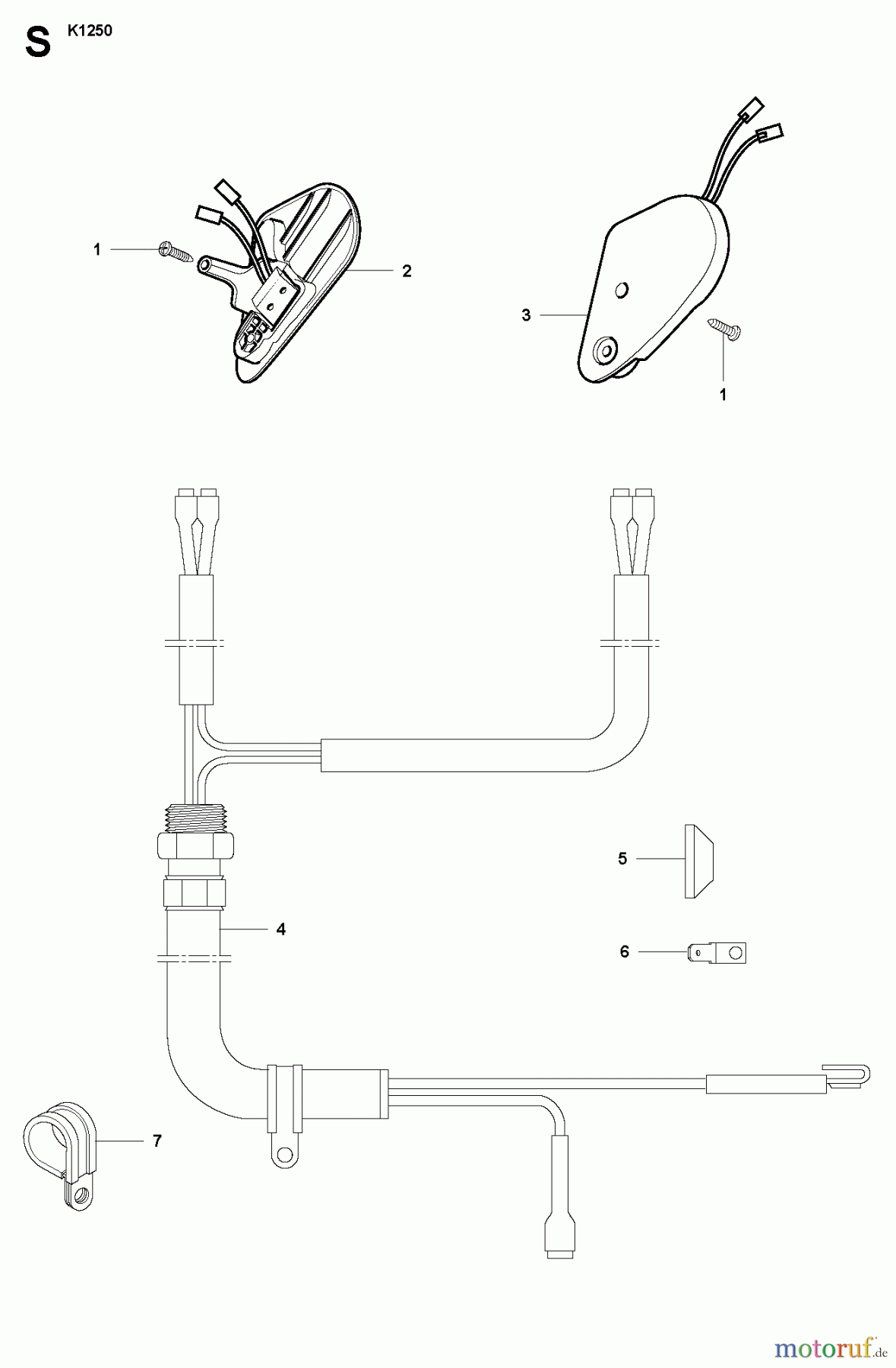  Trennschneider, Cut-Off K1250 RAIL, 2007-01 STOP SYSTEM