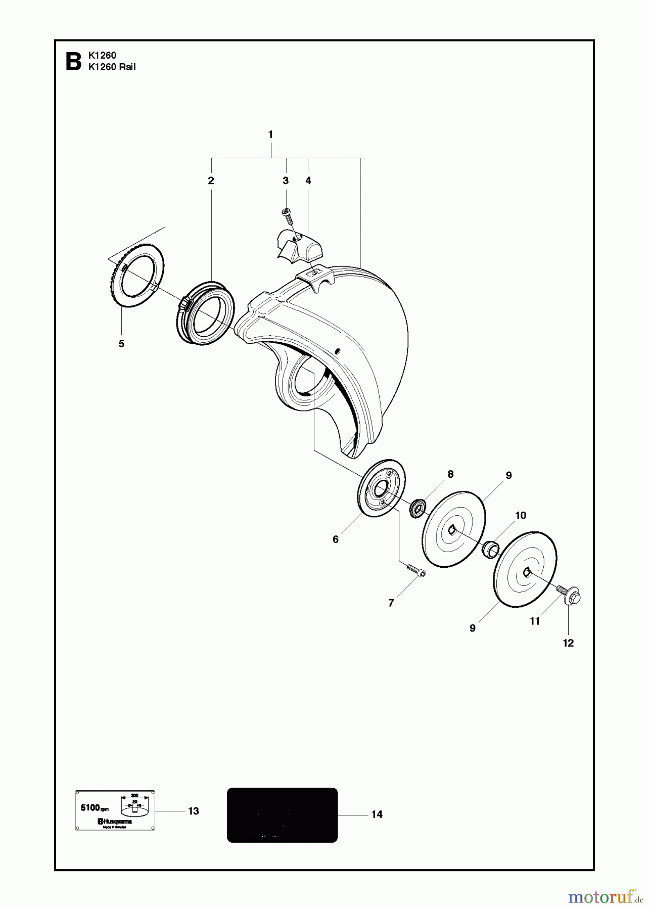  Trennschneider, Cut-Off K1260 Rail, 2010-10 WHEELS & TIRES