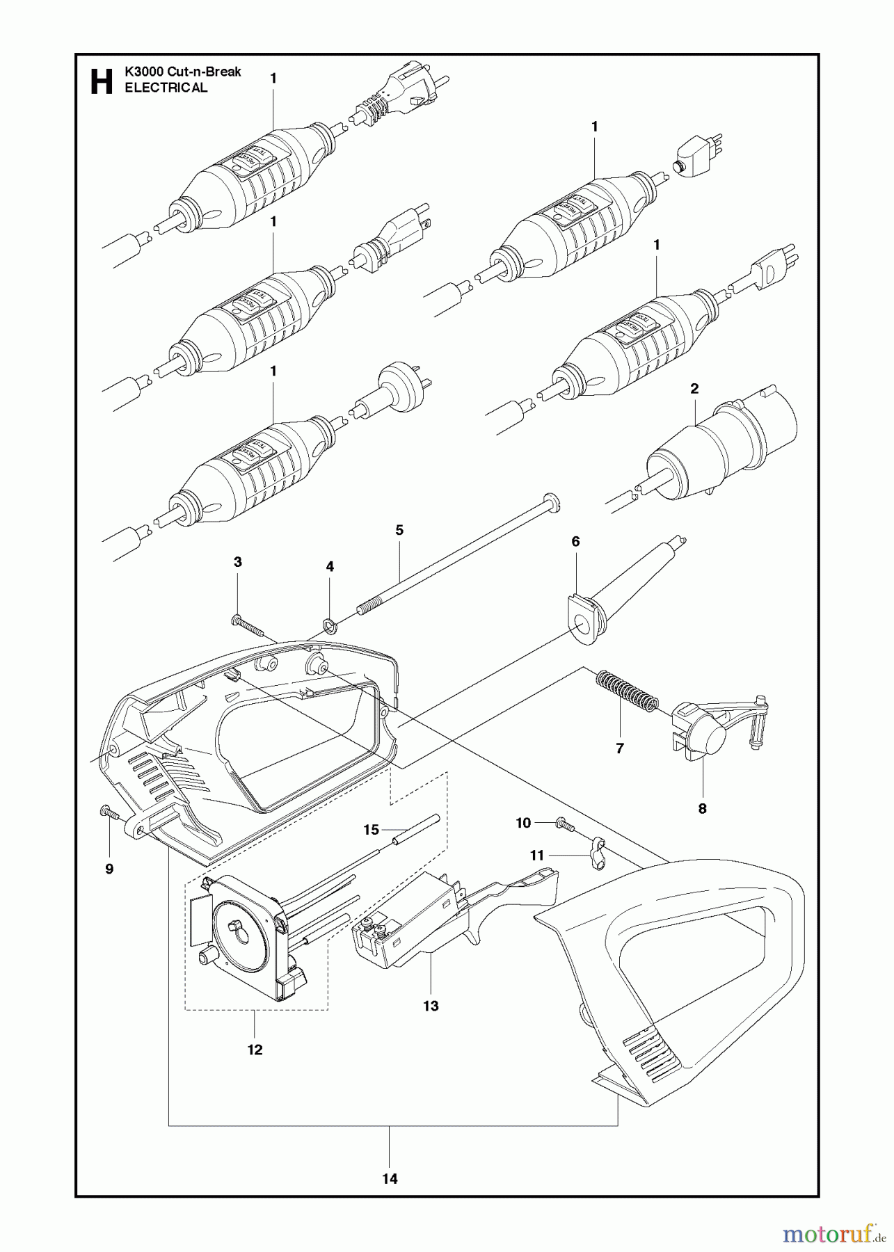 Trennschneider, Cut-Off K3000 Cut-n-Break, 2013-06 ELECTRICAL