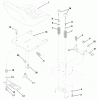 Husqvarna YTH 150 (954140007) (HCLTH150J) - Yard Tractor (1999-03 & After) Listas de piezas de repuesto y dibujos Seat Assembly
