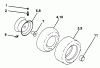 Husqvarna YTH 180 (954140010B) - Yard Tractor (1996-12 & After) Listas de piezas de repuesto y dibujos Wheels & Tires