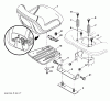 Husqvarna YTH 2042 (96043010601) - Yard Tractor (2012-02 & After) Listas de piezas de repuesto y dibujos SEAT