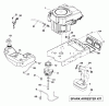 Husqvarna YTH 20F42T (960430005) (917.279241) - Yard Tractor (2006-05 & After) (Sears Craftsman) Listas de piezas de repuesto y dibujos Engine