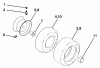 Husqvarna YTH 2548A (954571984) - Yard Tractor (2004-06 & After) Listas de piezas de repuesto y dibujos Wheels & Tires