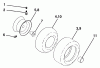 Husqvarna YTH 2548B (954571984) - Yard Tractor (2004-06 & After) Listas de piezas de repuesto y dibujos Wheels & Tires