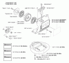 Husqvarna HA 110 - Hedge Trimmer Attachment (2005-10 to 2006-12) Listas de piezas de repuesto y dibujos Starter Assy.