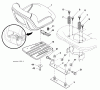 Husqvarna 2042LS (96043006200) - Lawn Tractor (2008-11 & After) Listas de piezas de repuesto y dibujos Seat Assembly