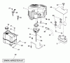 Husqvarna 2246LS (96043004300) - Lawn Tractor (2008-01 & After) Listas de piezas de repuesto y dibujos Engine