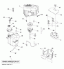 Husqvarna CTH 184T (96051009500) - Lawn Tractor (2013-06) Listas de piezas de repuesto y dibujos ENGINE