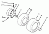 Husqvarna GTH 2654 (96025000100) - Garden Tractor (2005-06 & After) Listas de piezas de repuesto y dibujos Wheels & Tires