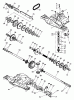 Husqvarna LR 12 (954002701) (HC12R38B) - Lawn Tractor (1994-10 to 1995-12) Listas de piezas de repuesto y dibujos Transaxle Dana (Model No. 4360-79)