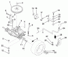 Husqvarna LR 120 (954000412) (HU1236B) - Lawn Tractor (1992-10 & After) Listas de piezas de repuesto y dibujos Transxle