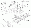 Husqvarna LRH 125 (954001222B) - Lawn Tractor (1995-03 & After) Listas de piezas de repuesto y dibujos Fender/Chassis