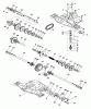 Husqvarna LT 120 (954140047) (HCLT120B) - Lawn Tractor (1998-01 & After) Listas de piezas de repuesto y dibujos Dana Transaxle - Model Number 4360-120