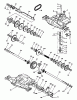 Husqvarna LT 125 (954000772) (HC12542A) - Lawn Tractor (1994-01 & After) Listas de piezas de repuesto y dibujos Dana Transaxle