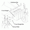 Spareparts Custom Kit For Gen II 540200792, Gen II - 72" Deck 540200927 - Front Weight Bar