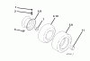 Jonsered LT2223 CMA2 (96061024300) - Lawn & Garden Tractor (2009-01) Listas de piezas de repuesto y dibujos WHEELS TIRES