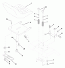 Husqvarna LTH 130 (954140005C) - Lawn Tractor (1998-02 & After) Listas de piezas de repuesto y dibujos Seat Assembly