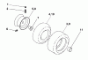 Husqvarna LTH 130 (954830061A) - Lawn Tractor (1996-01 & After) Listas de piezas de repuesto y dibujos Wheels & Tires