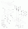 Husqvarna LTH 1342 (954568519) (LTHK 1342 B) - Lawn Tractor (2002-02 & After) Listas de piezas de repuesto y dibujos Seat Assembly