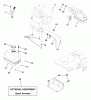 Husqvarna LTH 1342A (954567031) - Lawn Tractor (2000-12 & After) Listas de piezas de repuesto y dibujos Engine